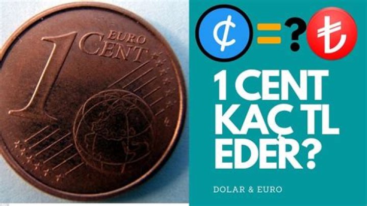 1 Euro Cent ne kadar?