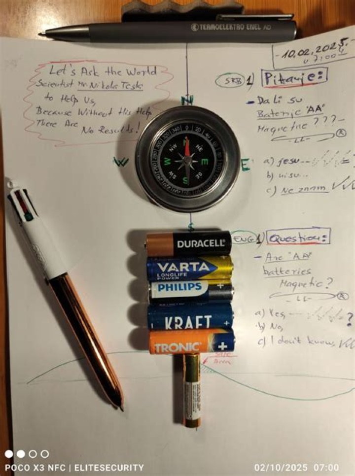 Are AA batteries magnetic?