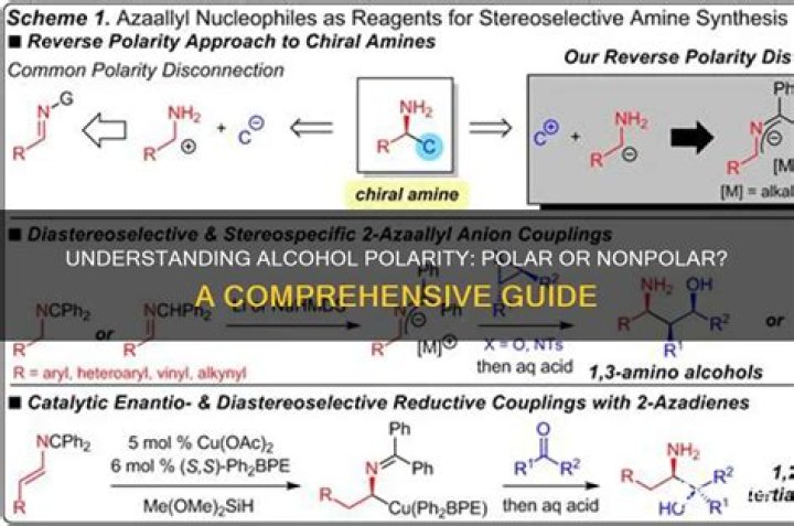 Are alcohols polar or nonpolar?