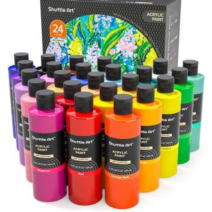 Are all acrylic paints matte?