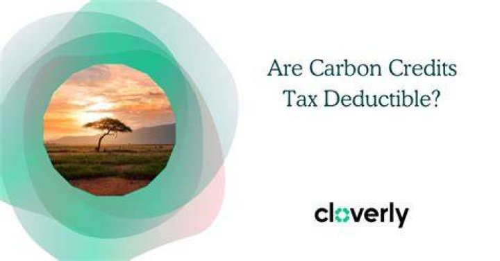 Are carbon credits tax deductible?