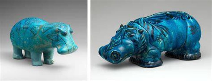 Are hippos blue?