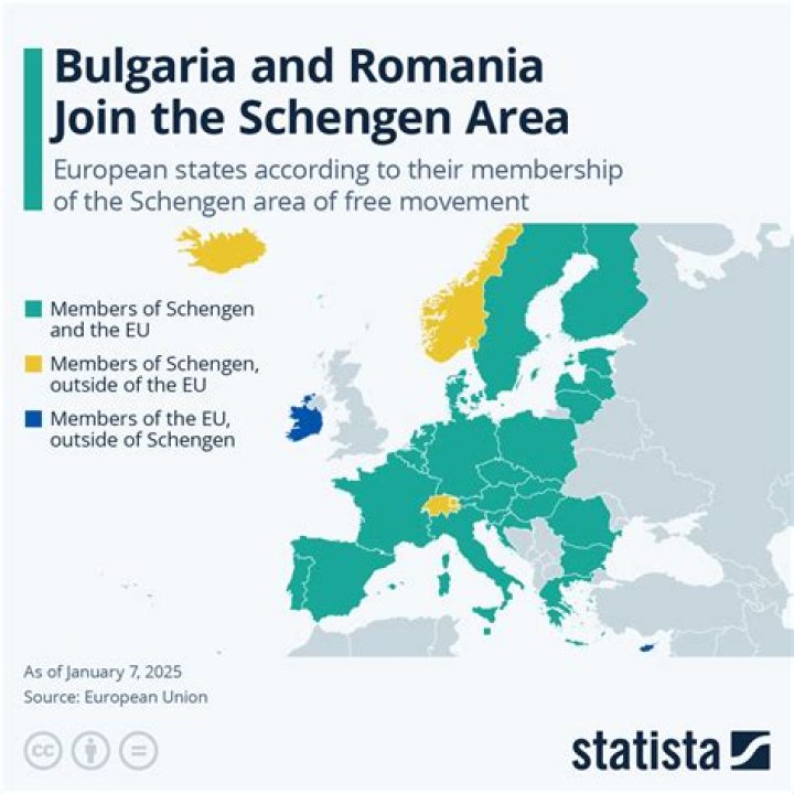 Are Romania and Bulgaria in Schengen?