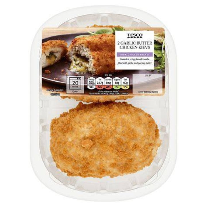 Are Tesco chicken Kievs pre cooked?