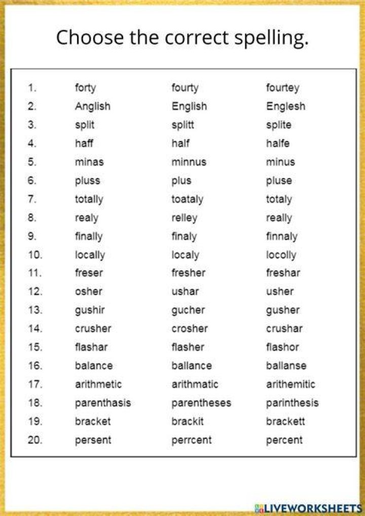 Are years spelled out?