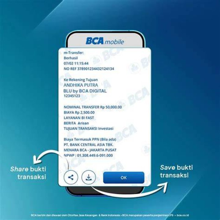 Bagaimana cara transfer m banking BCA?
