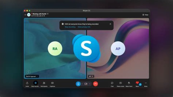 Can a third-party record Skype video calls?