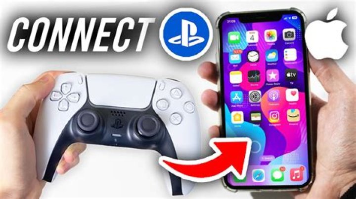 Can I connect my ps4 controller to my iPhone 8 plus?