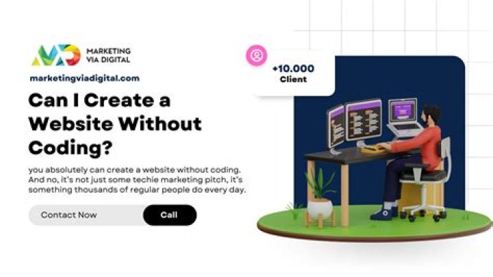 Can I create a website without coding?