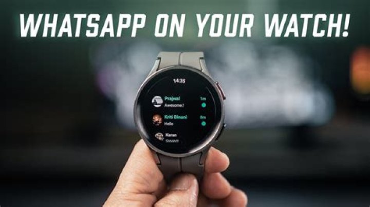 Can I download WhatsApp on Galaxy watch?