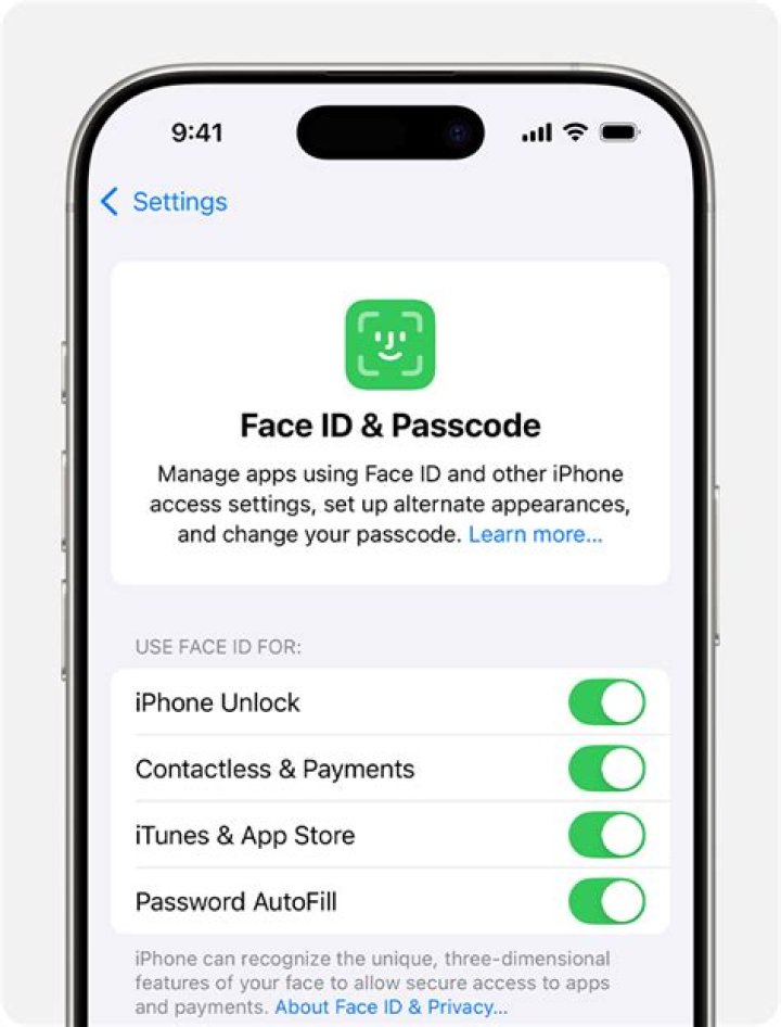 Can I lock an app with Face ID?