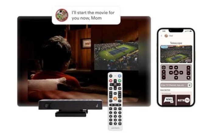 Can I operate my mother's TV remotely?