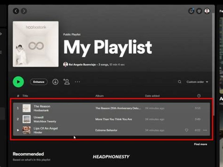 Can I see how long my Spotify playlist is?