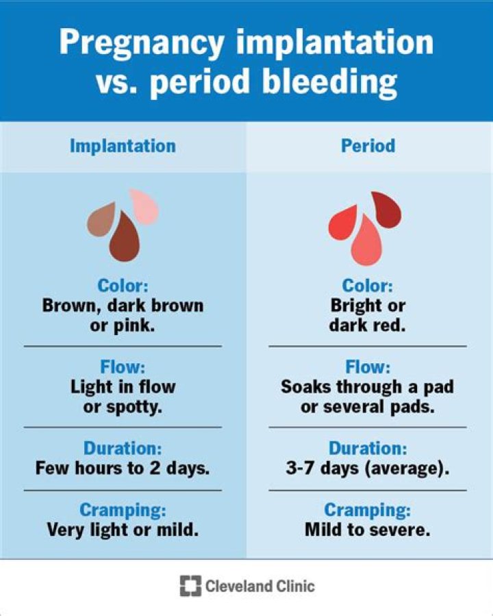 Can implantation bleeding occur on day 31?