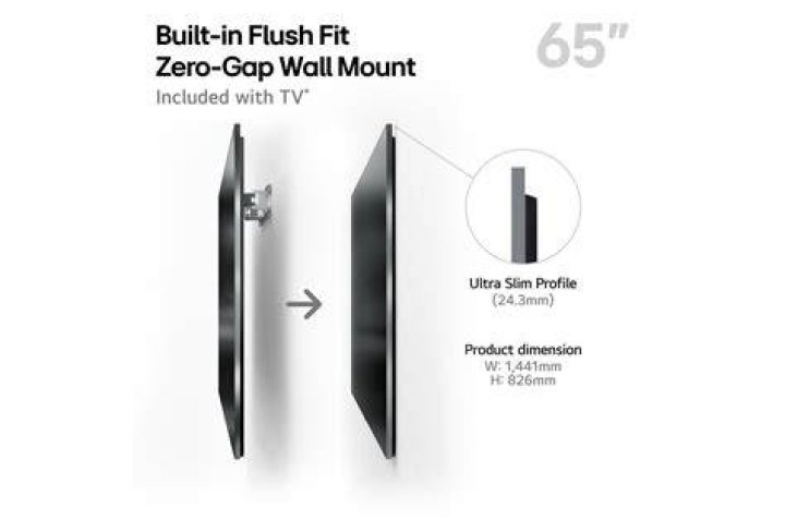 Can LG TVs be mounted?