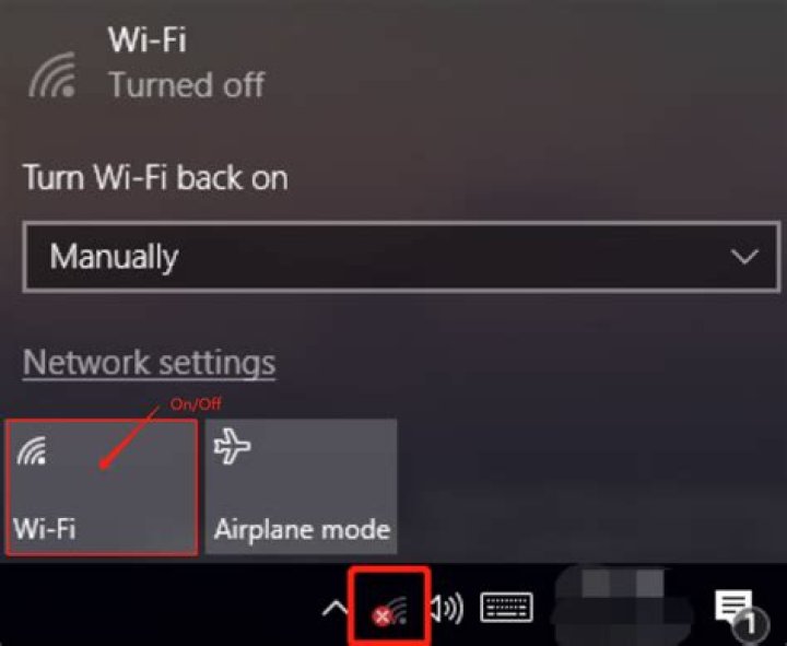 Can not turn WiFi on Windows 10?