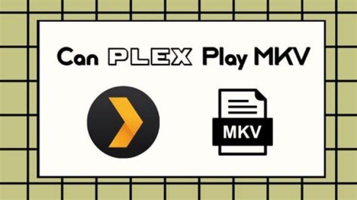 Can Plex read MKV?