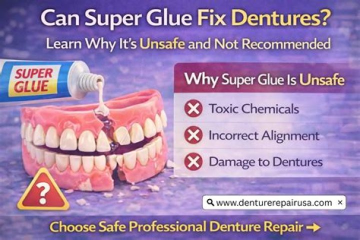 Can Super Glue fix a broken tooth?