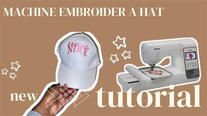 Can the brother se600 embroidery hats?