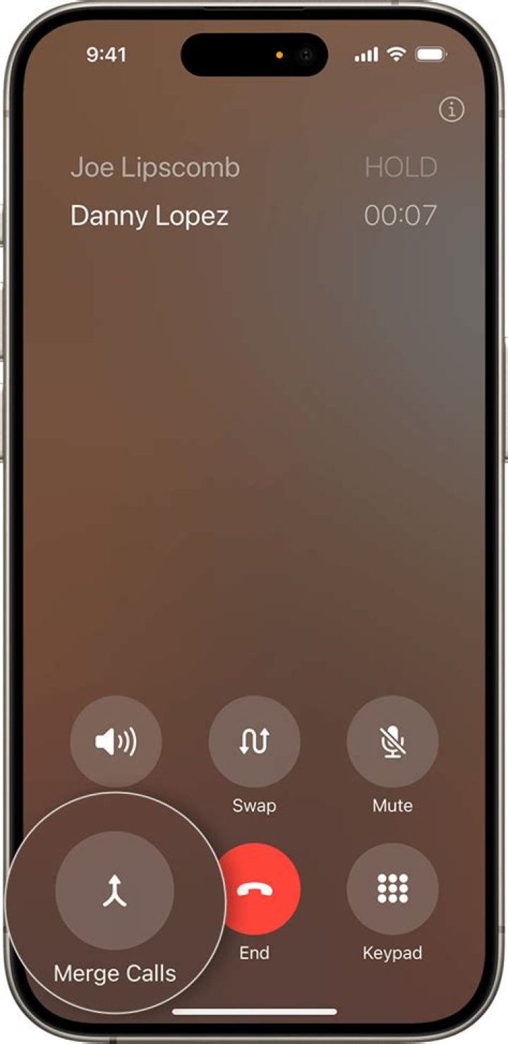 Can the host disconnect from a conference call without disconnecting other callers iPhone?