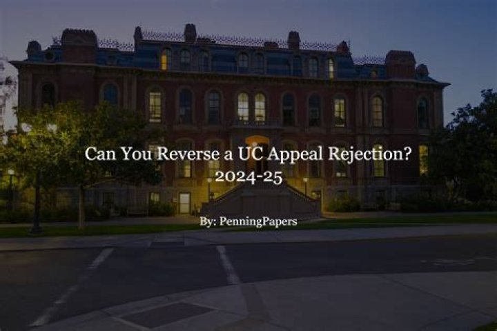 Can you appeal UC decisions?