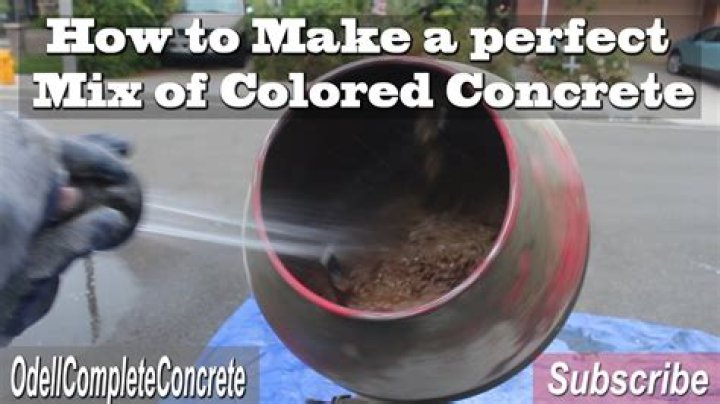 Can you mix concrete with your hands?