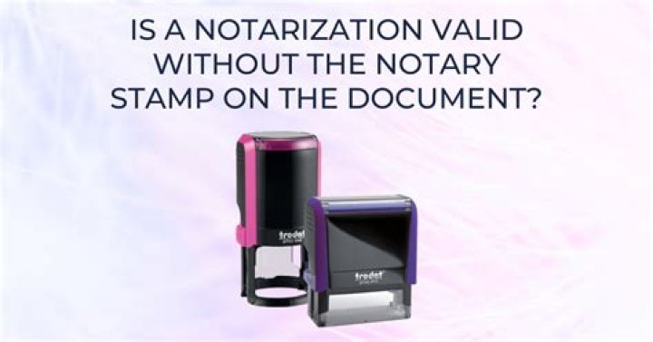 Can you notarize without your stamp?