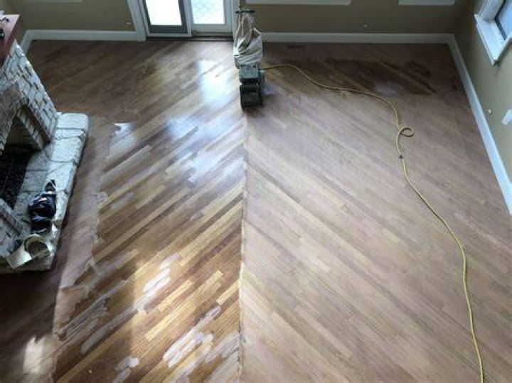 Can you refinish painted wood floors?
