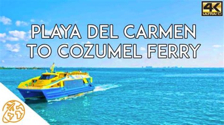 Can you see Cozumel from Playa del Carmen?