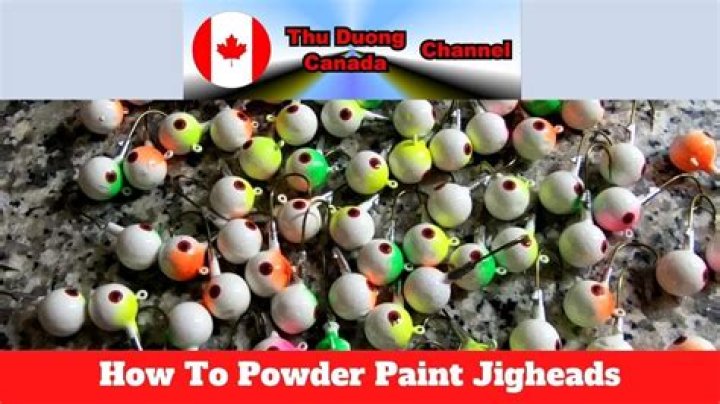 Can you spray paint jig heads?