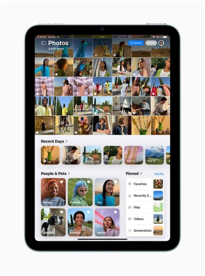 Can you take live photos on iPad?