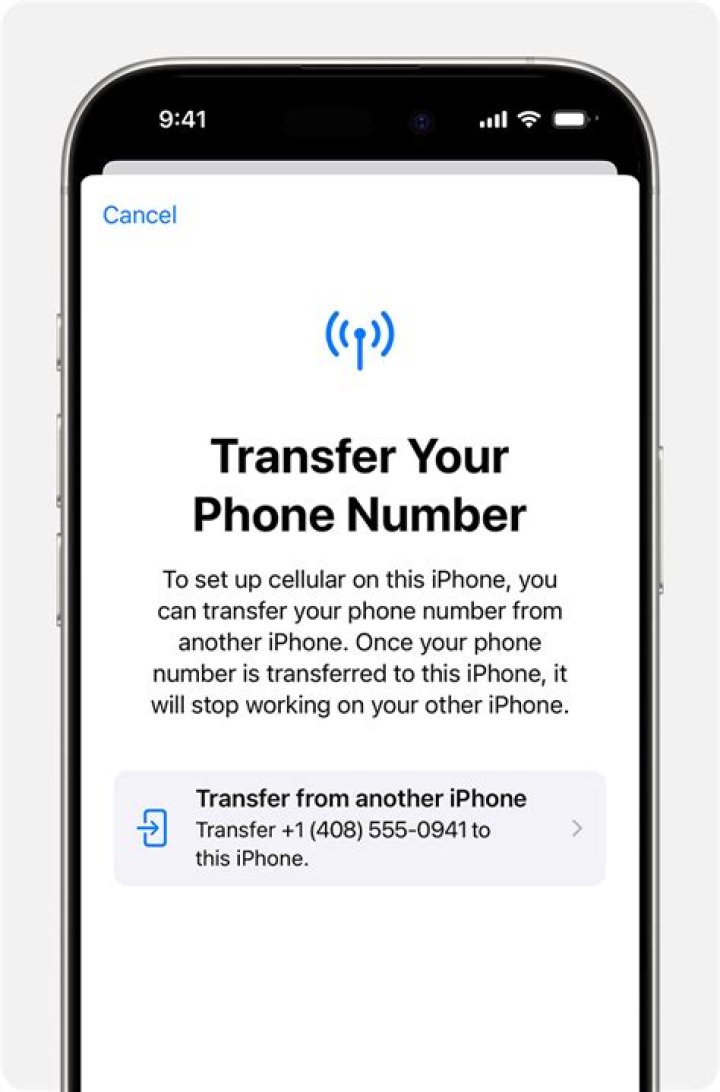 Can you transfer phone number from one SIM to another?