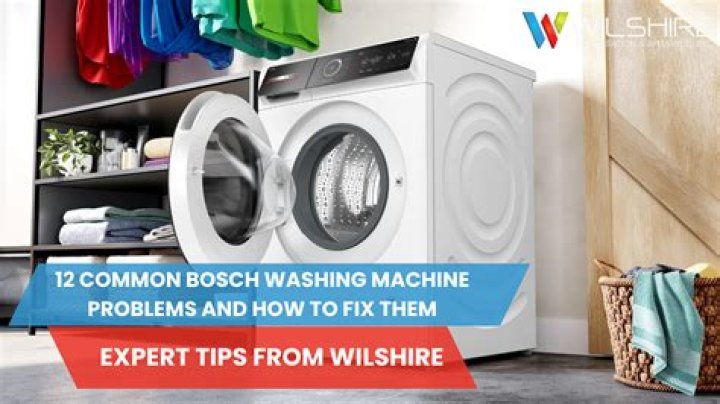 Can you use bleach in a Bosch washing machine?
