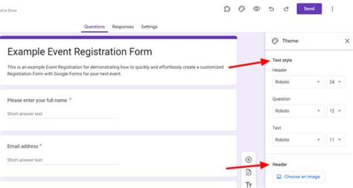 Can you use Google Forms for event registration?