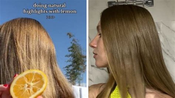 Can you use lemon juice to lighten dyed hair?
