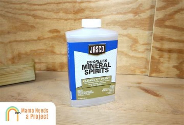 Can you wash off mineral spirits?