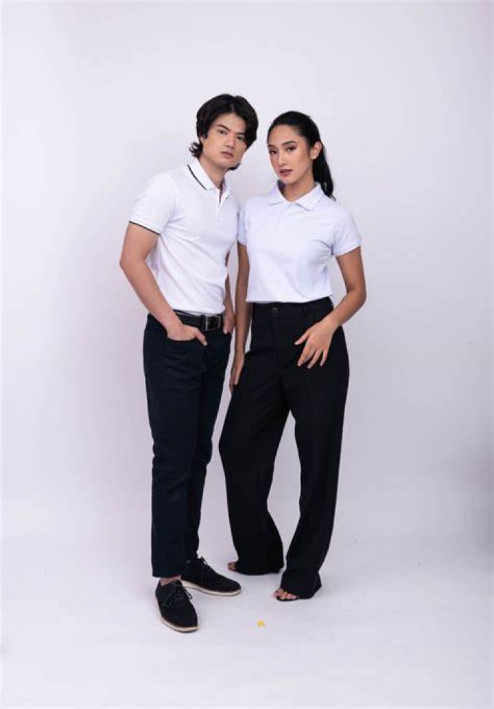 Can you wear a polo with black dress pants?
