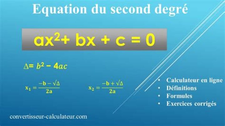 Comment résoudre une équation du second degré avec une racine carrée ?