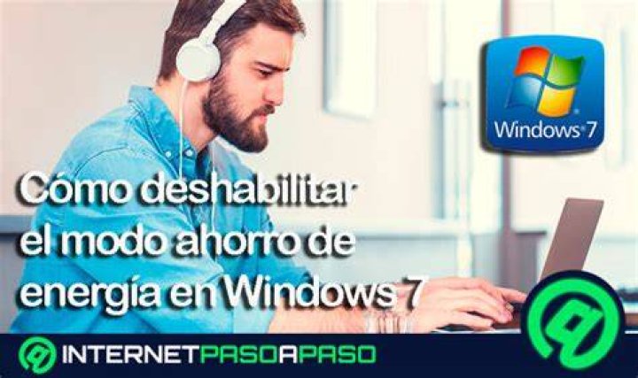 ¿Cómo activar el modo ahorro de energía?