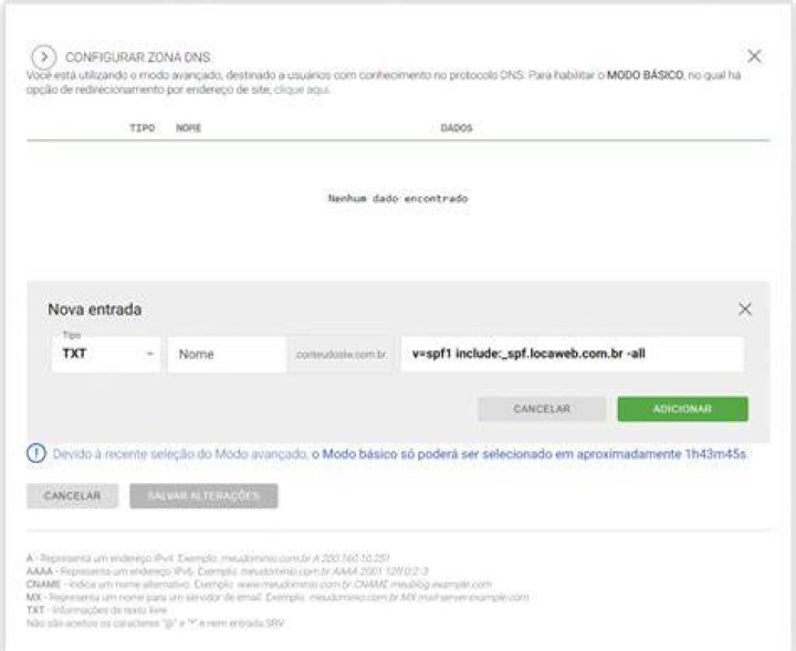 Como configurar DNS Locaweb no Registro BR?