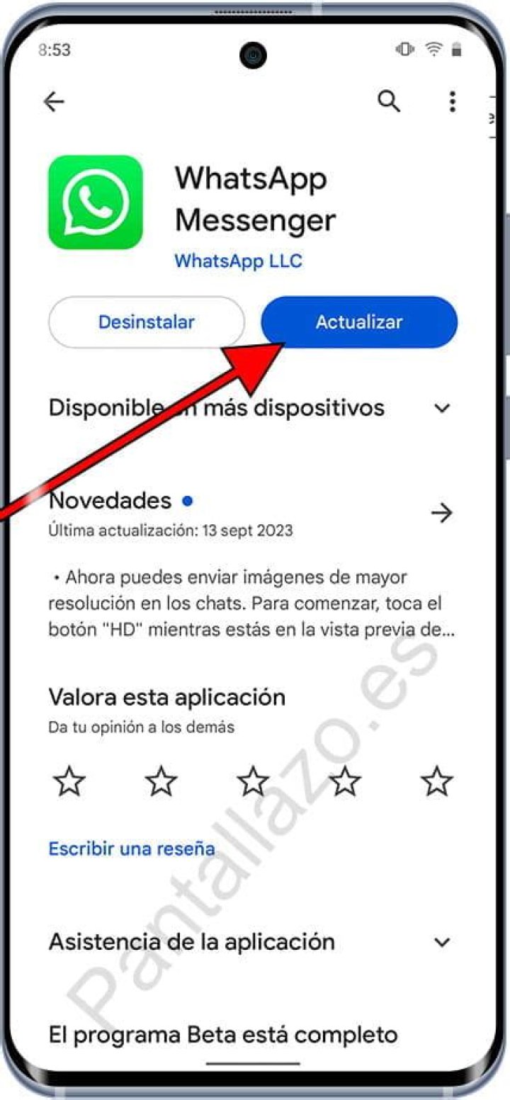 ¿Cómo hacer para actualizar messenger?