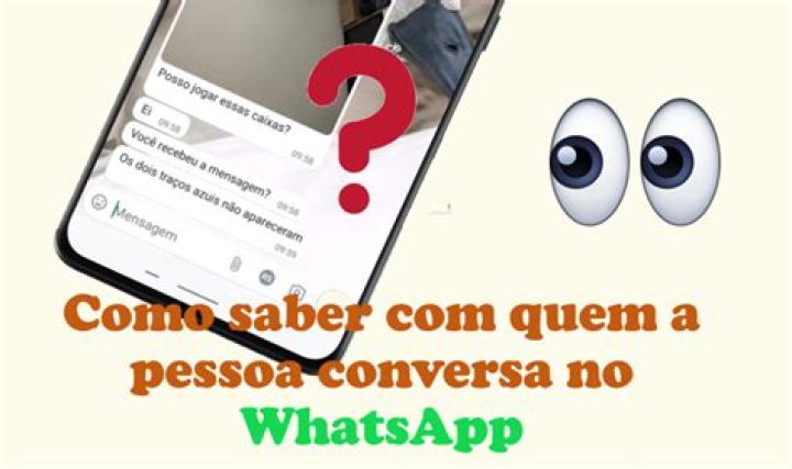 Como saber com quem a pessoa conversa no WhatsApp?