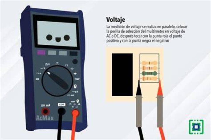 ¿Cómo se conecta el multimetro para medir el voltaje?