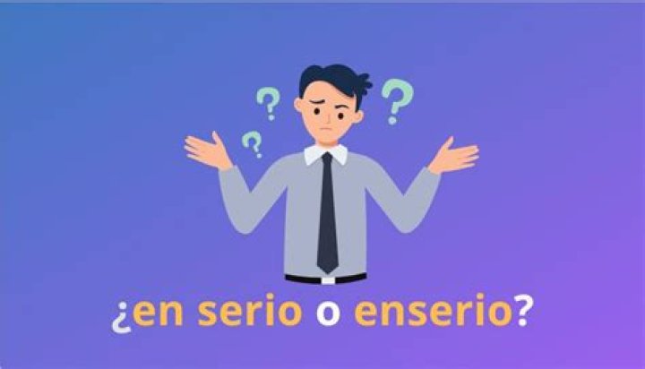 ¿Cómo se escribe en serio o enserio Yahoo?