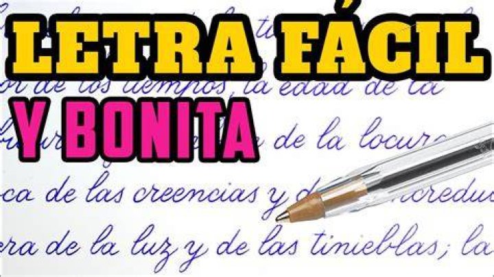 ¿Cómo tener bonita letra y escribir rápido?