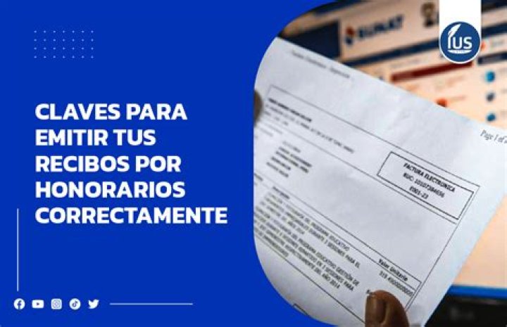 ¿Cómo ver los recibos por honorarios que me han emitido?