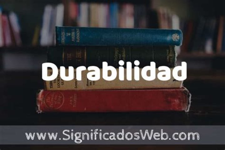 ¿Cuál es el significado de durabilidad?