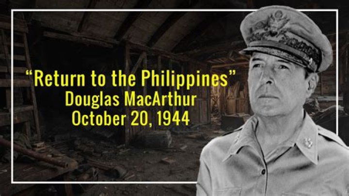 Did MacArthur return to the Philippines?