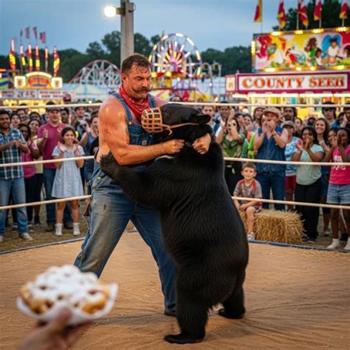 Did the Big Show wrestle a bear?