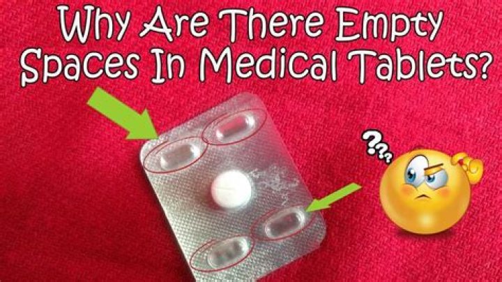 Do you know the reason for empty space in medicine packaging?